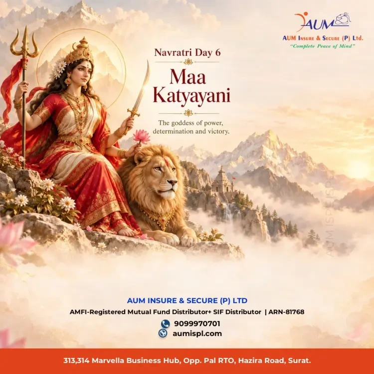 NAVRATRI DAY 6 – MAA KATYAYANI ✨🌺