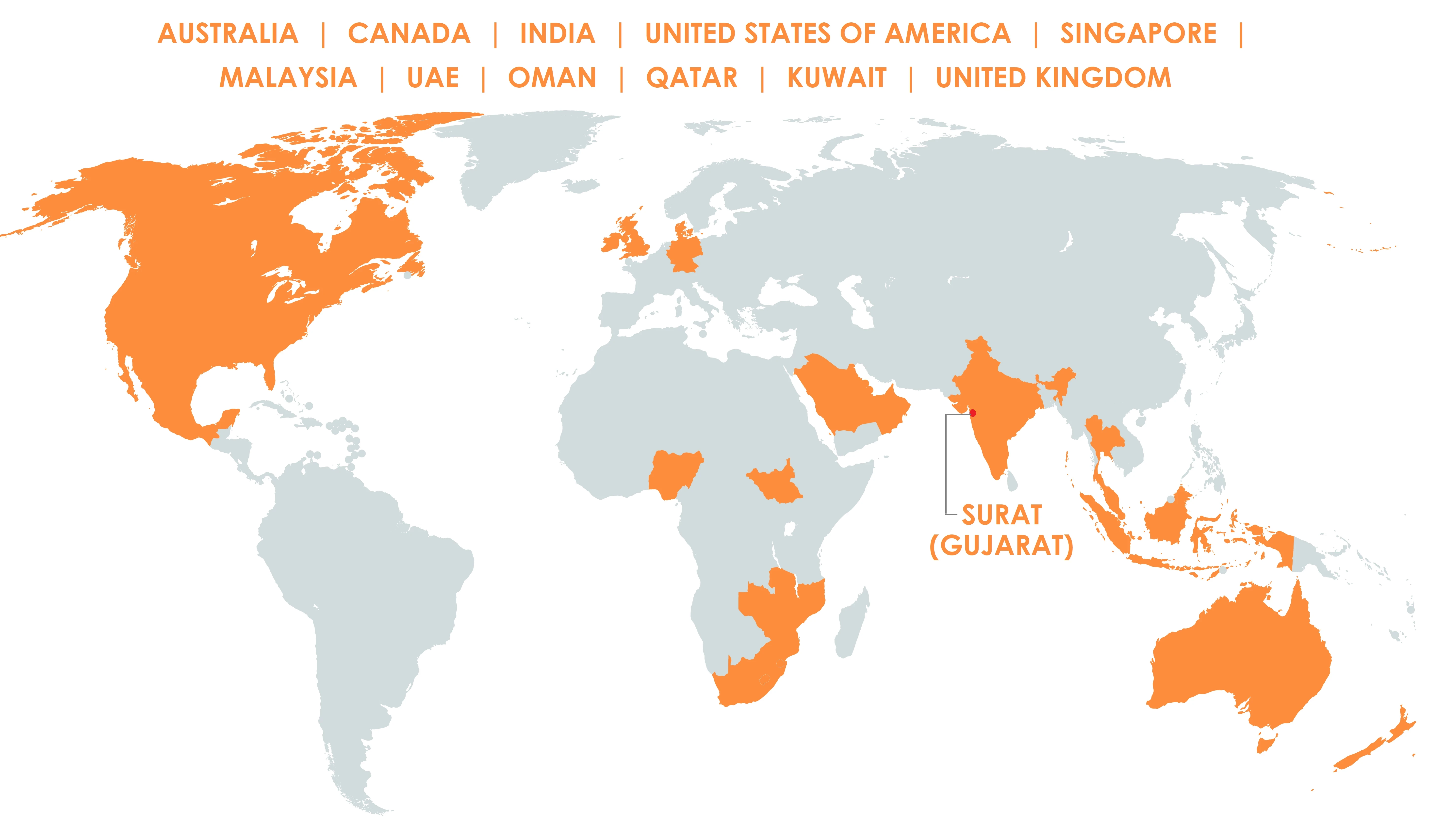 Serving clients across the globe